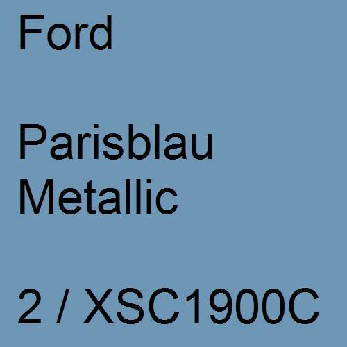 Ford, Parisblau Metallic, 2 / XSC1900C.